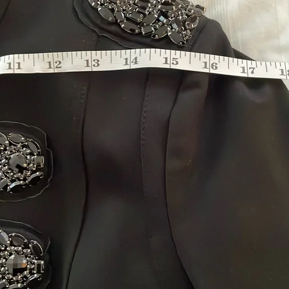INC - BLACK Embellished Blazer - Picture 7 of 8